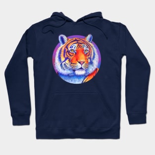 Fiery Beauty - Colorful Bengal Tiger Hoodie